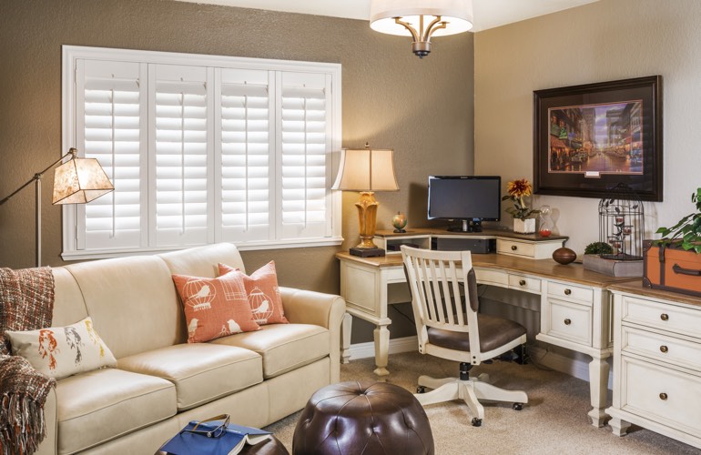 Home Office Plantation Shutters In Phoenix